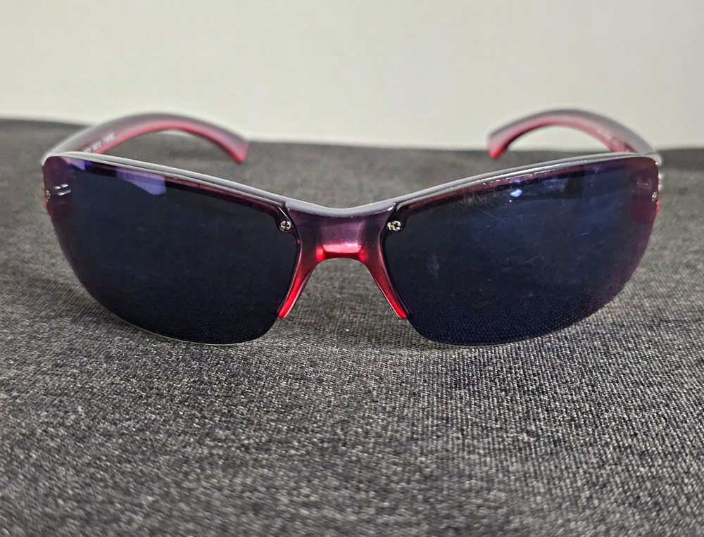 Arnette INDY 4013 119/6S Women's Rimless Rectangle Sunglasses Purple 90s y2k